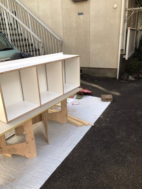 造作家具の取り付け前